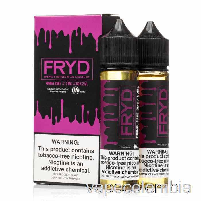 Pastel De Embudo Desechable Para Vape - E-líquido Fryd - 120ml 0mg